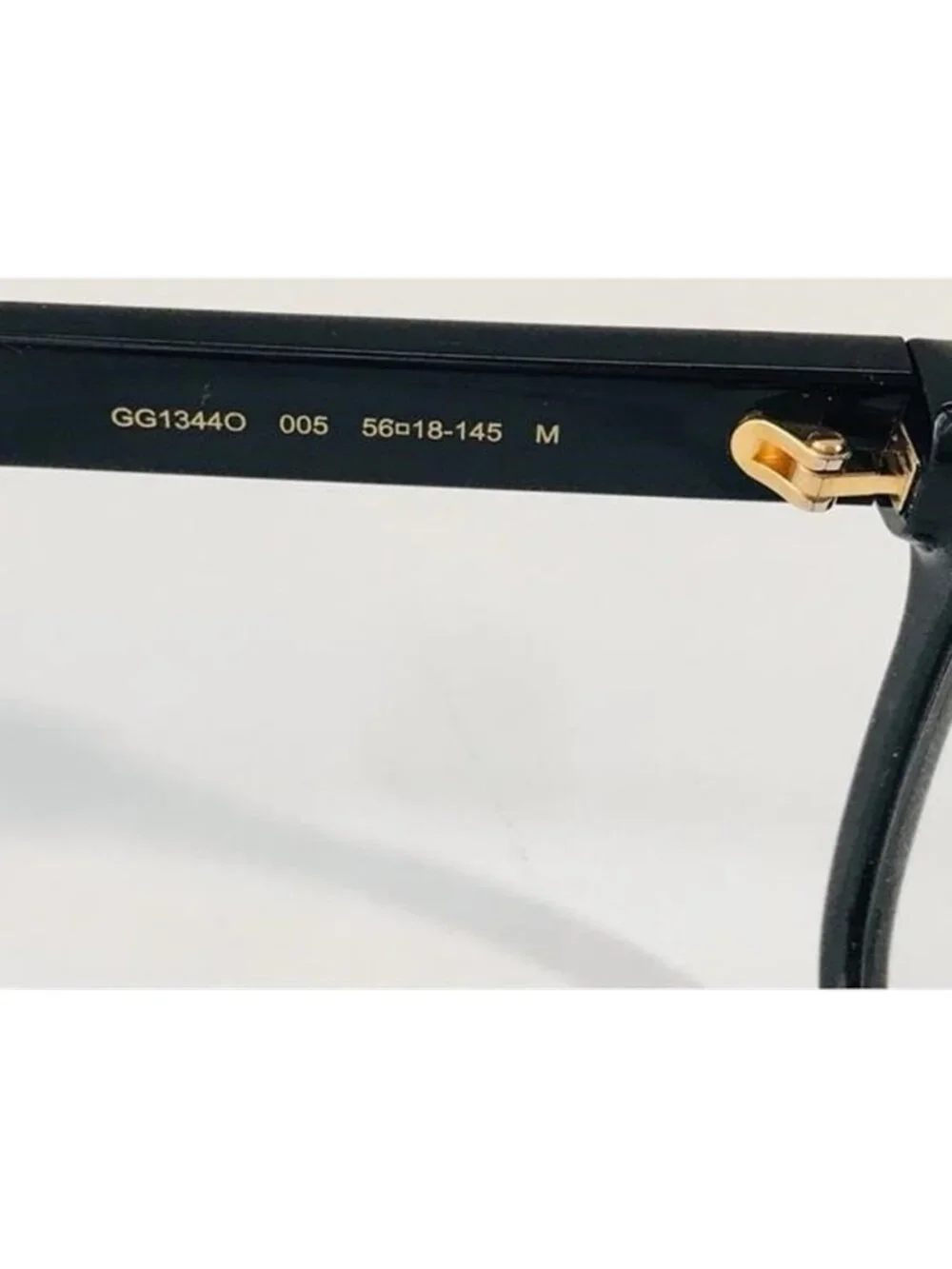 New Gucci Demo Square Men's Eyeglasses GG1344O 005 56